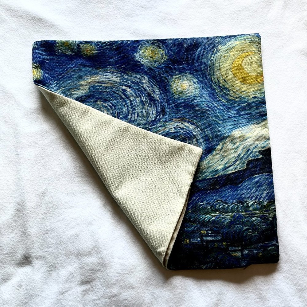 4 - Van Gogh Inspired Decorative Square Throw Pillow Covers 17” x 17” - Picture 6 of 13